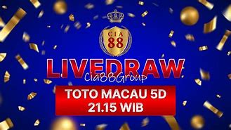 Live Draw Toto Macau 5D Hari Ini Today